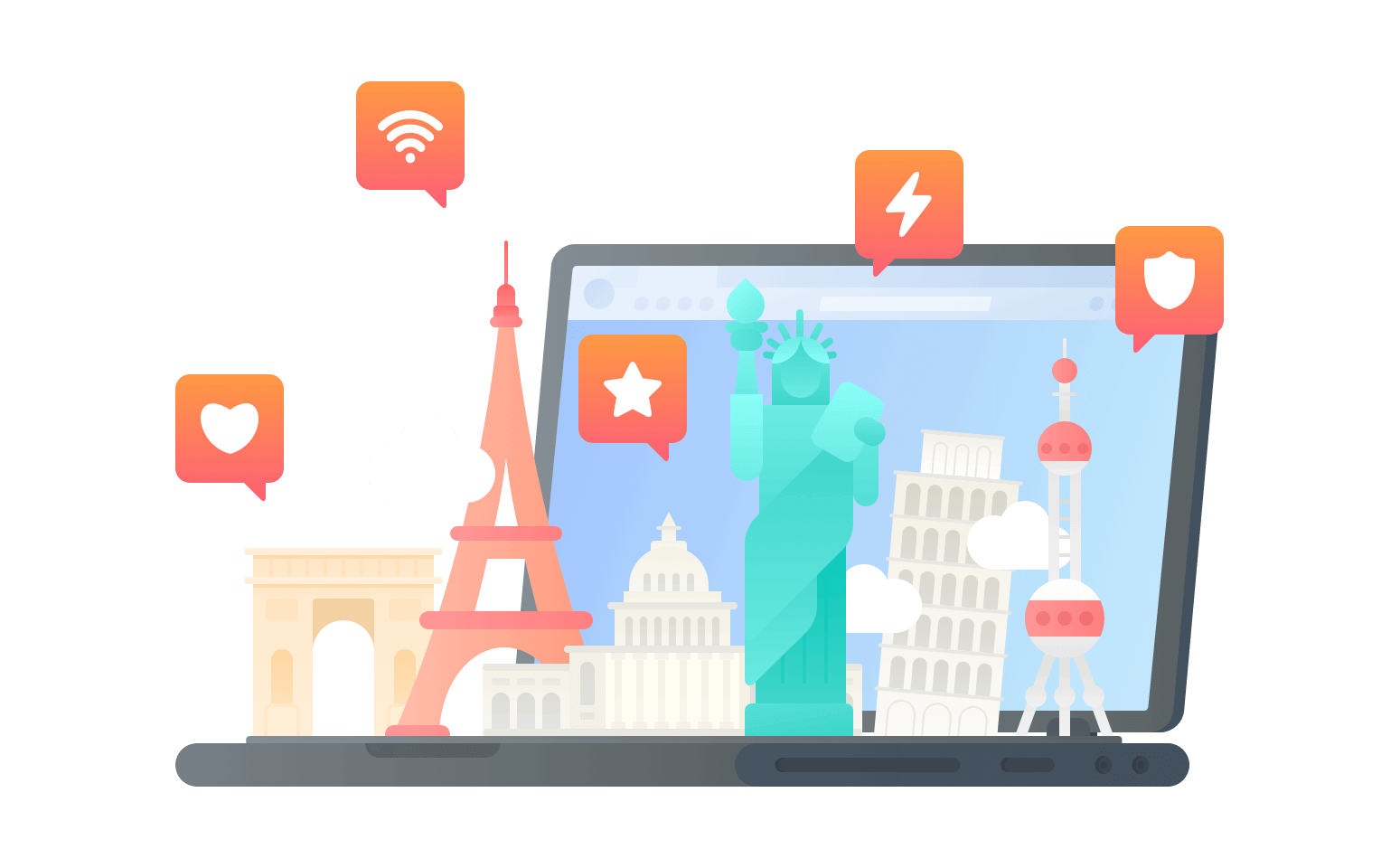 在卢森堡连接到中国的加速器 - 大陆VPN
